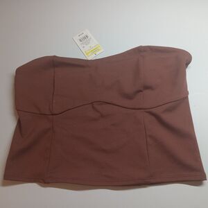 Women's Ponte Tube Top - a New Day™ Brown L